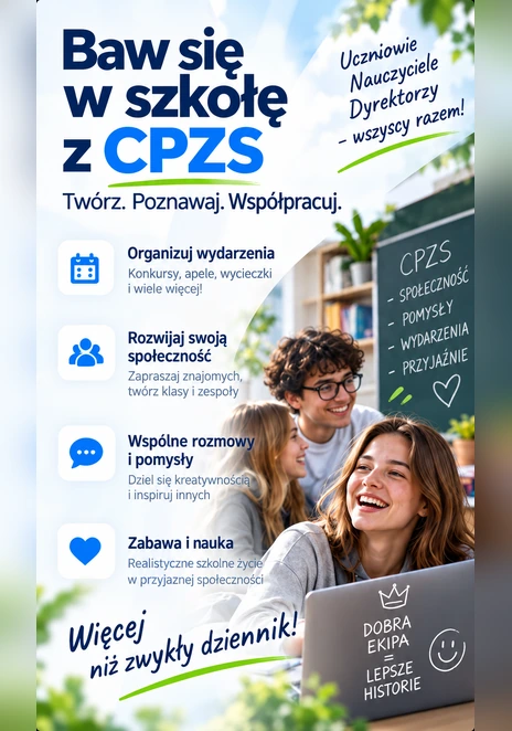 Baw się w szkołę z CPZS — poznawaj i współpracuj